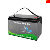 Deep Cycle Battery 12V 100ah lifepo4 lithium-lon with 100A BMS 1280W Output Power | Wistek - Wistek