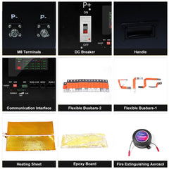 15kWh LiFePO4 Battery BOX with JK-PB2A16S20P BMS 4.3 inch Display|Wistek(Poland Stock)