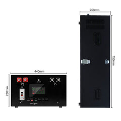 15kWh LiFePO4 Battery BOX with JK-PB2A16S20P BMS 4.3 inch Display|Wistek(Poland Stock)
