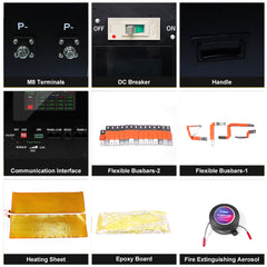 51.2V 15kWh/16kWh Diy Battery Box with MB31 Cells|Wistek(Poland Stock)
