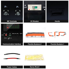 15kWh DIY Battery Box Pre-assembled Version With JK-PB2A16S20P BMS for 280Ah 314Ah