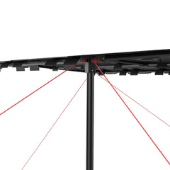 Easy Carry Lightweight 1200W 3.6*2.1m Stainless Steel Solar Canopy for Outdoor - Wistek