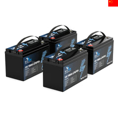 ⭐【New Release】48 Volt Golf Cart Batteries 100Ah LiFePO4 with BMS Bluetooth for Trolling Motors (4 Battery Set) - Wistek