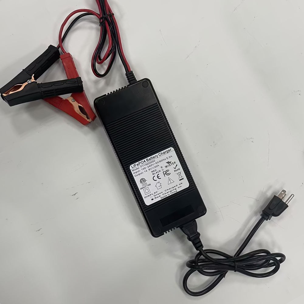Wistek 14.6V 20A LiFePO4 Battery Charger - Wistek