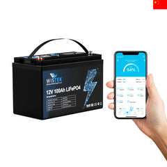 ⚡️【Limited Flash Sale】12V 100Ah Lithium Marine Trolling Motor Battery BMS with Bluetooth - Wistek