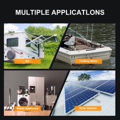 High Power LiFePO4 12V 300Ah Battery Pack with 100A BMS - 2560Wh - Wistek