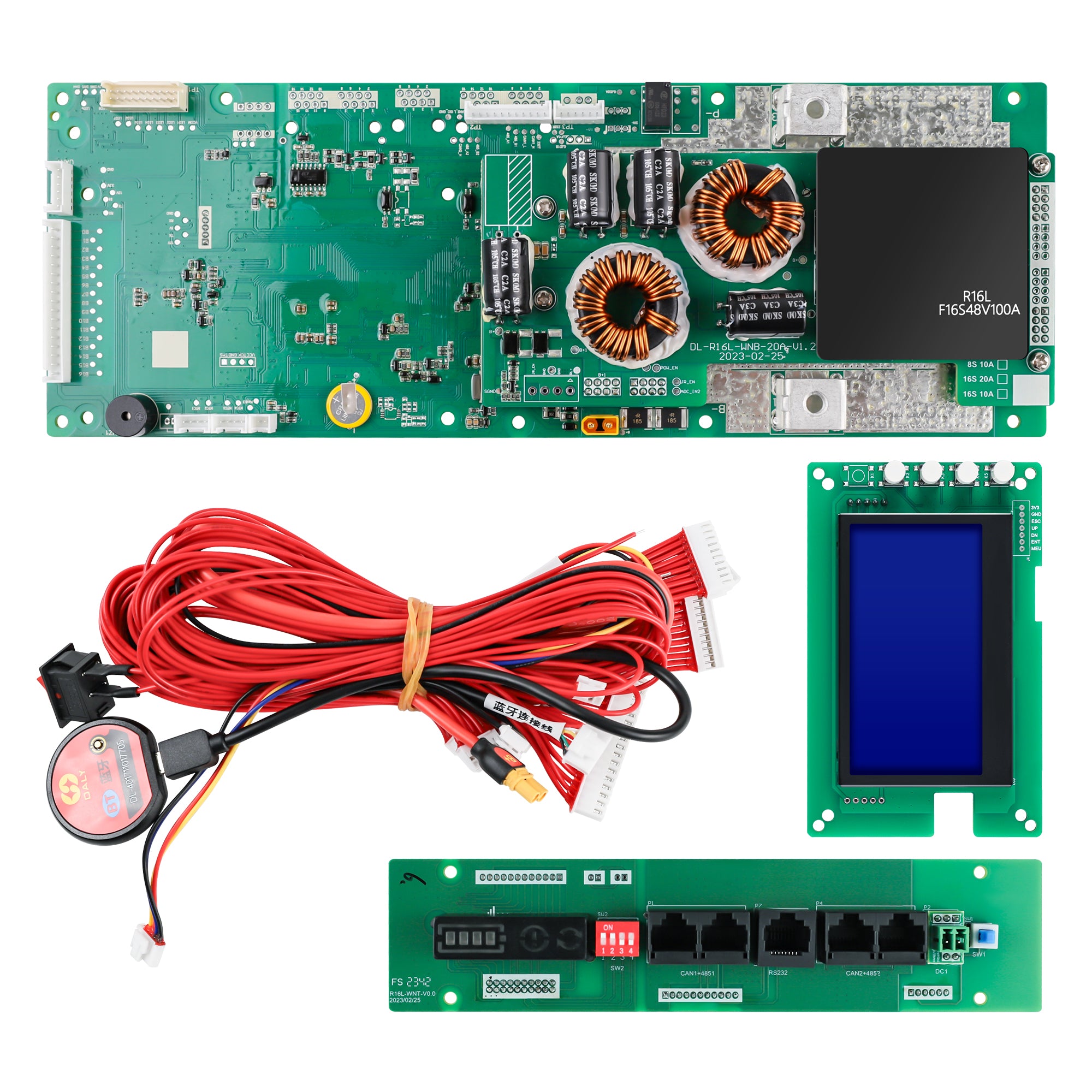 Daly BMS accessories display
