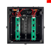 black rack mounted diy battery case with bms