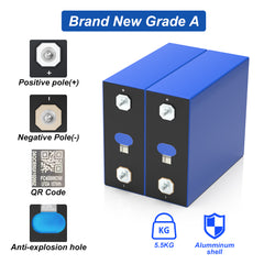 EVE 334Ah 3.2V LF334 Grade A LiFePO4 Prismatic Cell|Wistek