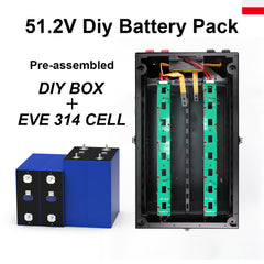 51.2V 15kWh/16kWh Diy Battery Box with MB31 Cells|Wistek(Poland Stock)