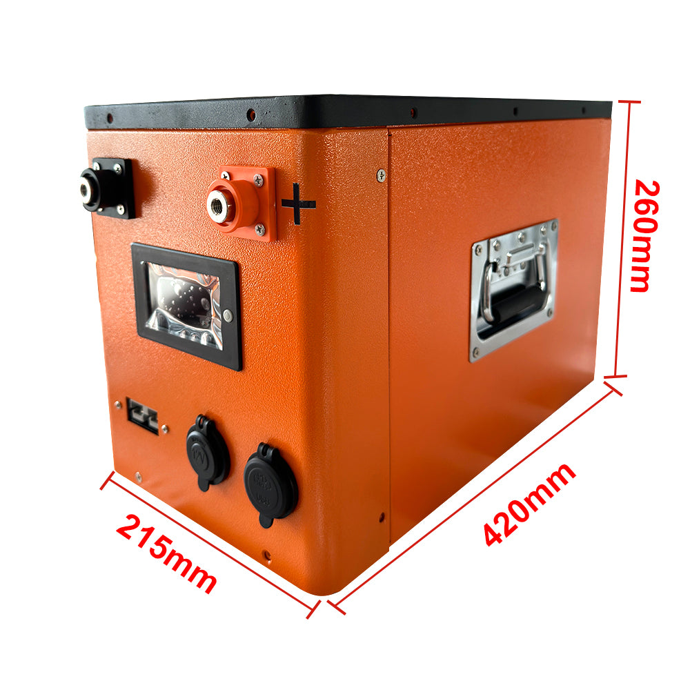 12v battery diy box size