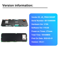 JK PB2A16S20P New V19 16S 200A LiFePO4 Battery BMS|Wistek