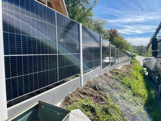 Fence-Mounted Solar Systems