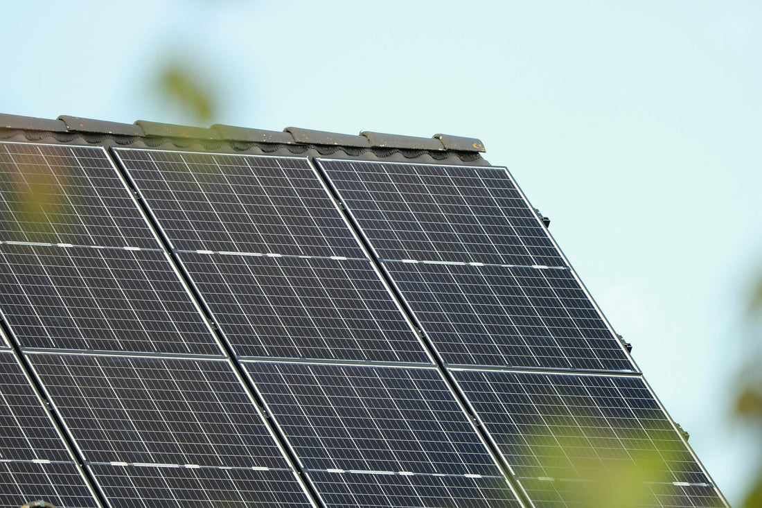 solar panel on rooftop