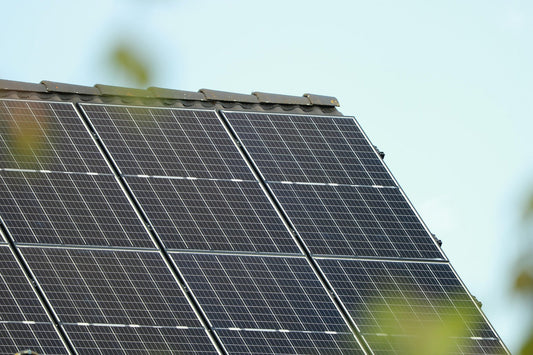 solar panel on rooftop