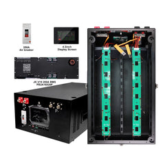 15kWh DIY Battery Box Pre-assembled Version With JK-PB2A16S20P BMS for 280Ah 314Ah