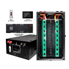 15kWh LiFePO4 Battery BOX with JK-PB2A16S20P BMS 4.3 inch Display|Wistek(Poland Stock)