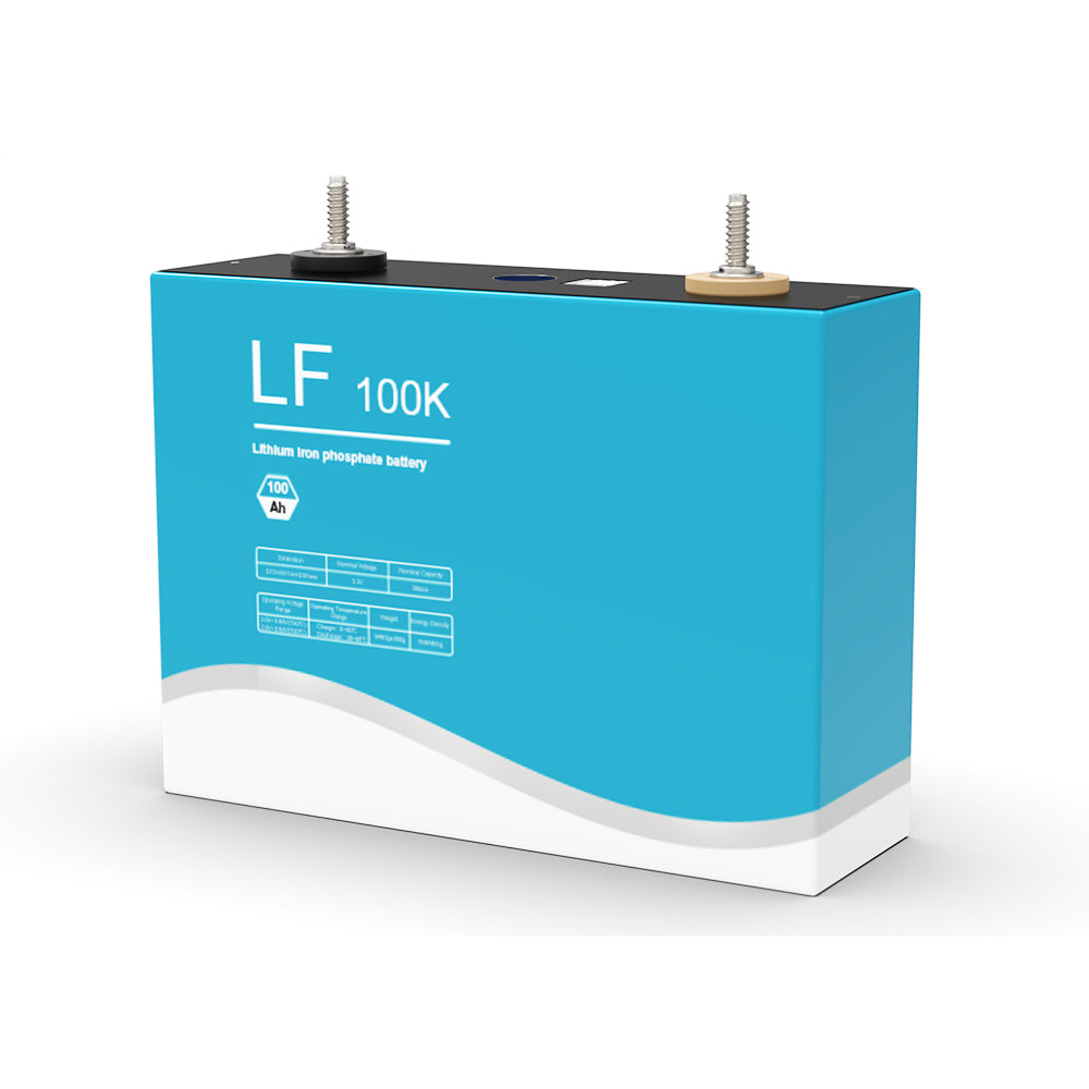 WISTEKEVE 3.2V 100Ah LiFePO4 Lithium Battery Monobloc