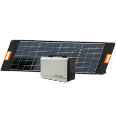 Home Solar Generator 1005Wh 300W Portable Power Station with Foldable Solar Panel 200W Set for Camping Outdoor Hiking Fishing Emergency | Wistek