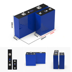 EVE Grade A LF628K MB56 628Ah 3.2V Prismatic LiFePO4 Cell|Wistek(USA Stock)