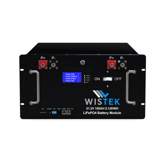 WISTEK 5kwh battery module on a white background