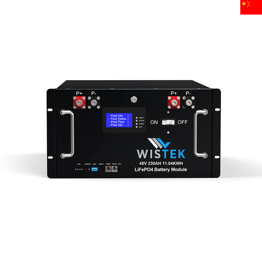 Wistek Lifepo4-Akku 48V 300Ah 15KWH Solarbatterie 