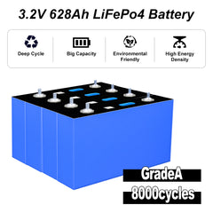 3.2V 628Ah LiFePO4 Battery
