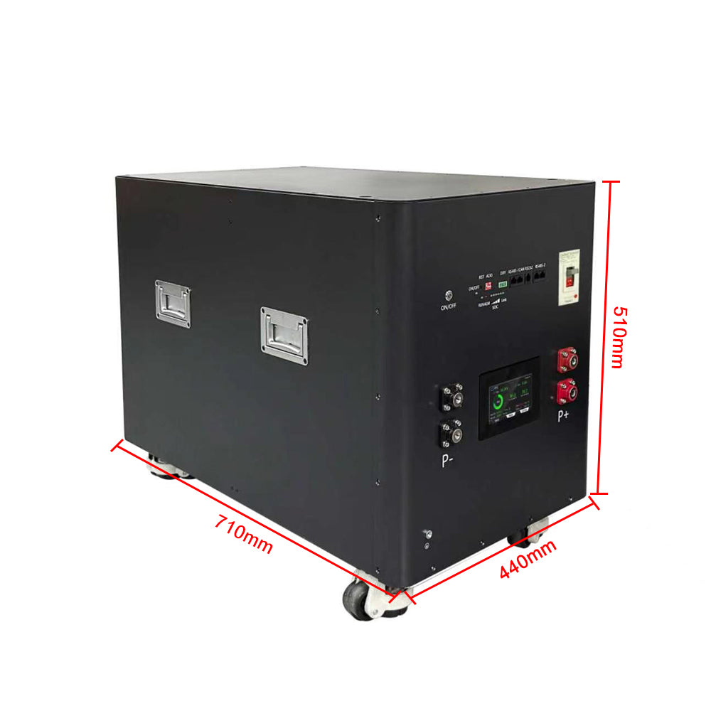 32kWh LiFePO4 Battery with JK 300A BMS MB56 Cells