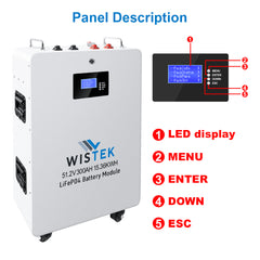 48V 105Ah wall-mounted lithium-ion battery, designed for home energy storage. Perfectly compatible with solar panel systems, providing excellent solar battery storage solutions, ensuring the reliability of home power storage.