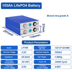 LFP Cells 3.2V 105Ah, EVE LF105 | Wistek