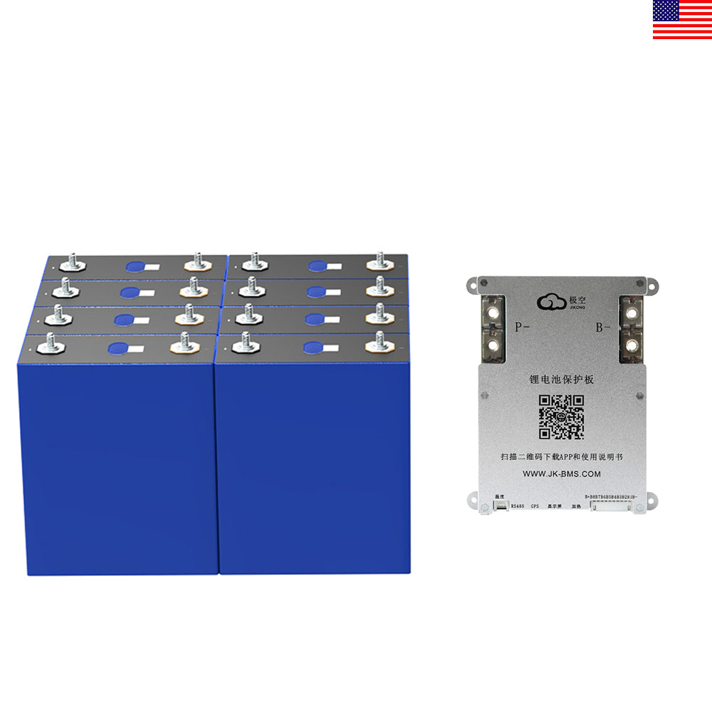 8pcs mb31+jk 8s 200a bms on the white background