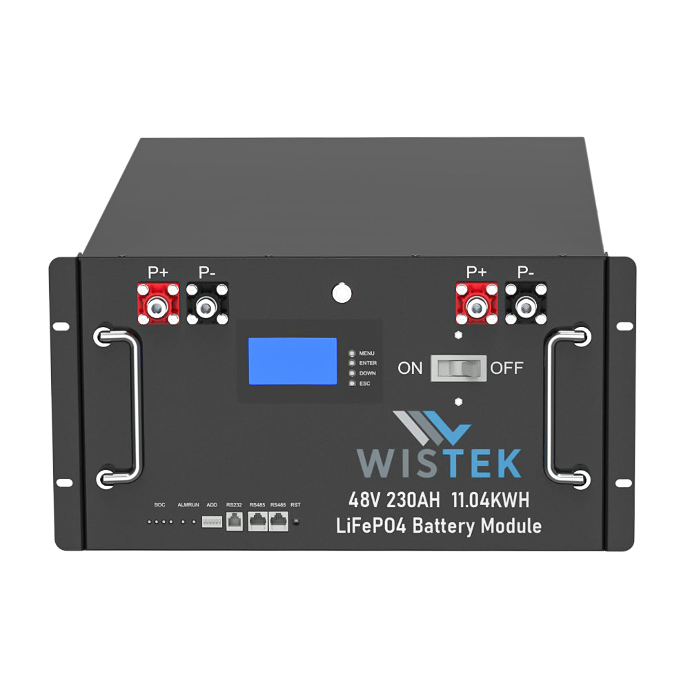 Rack Mount Battery Backup 48V 230Ah LiFePO4 Built-in BMS | Wistek – Wistek