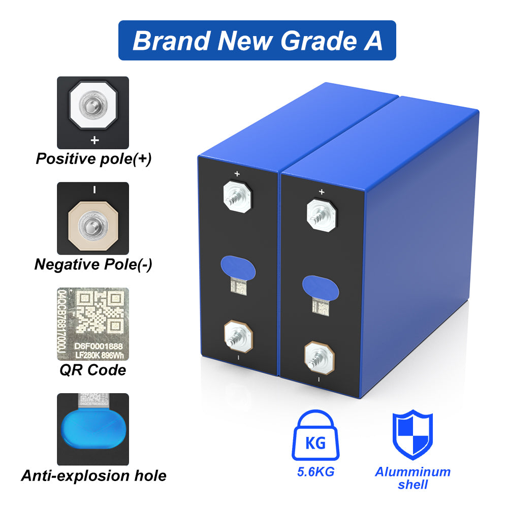 EVE MB31 314Ah Grade A Brand New LiFePO4 Battery Prismatic