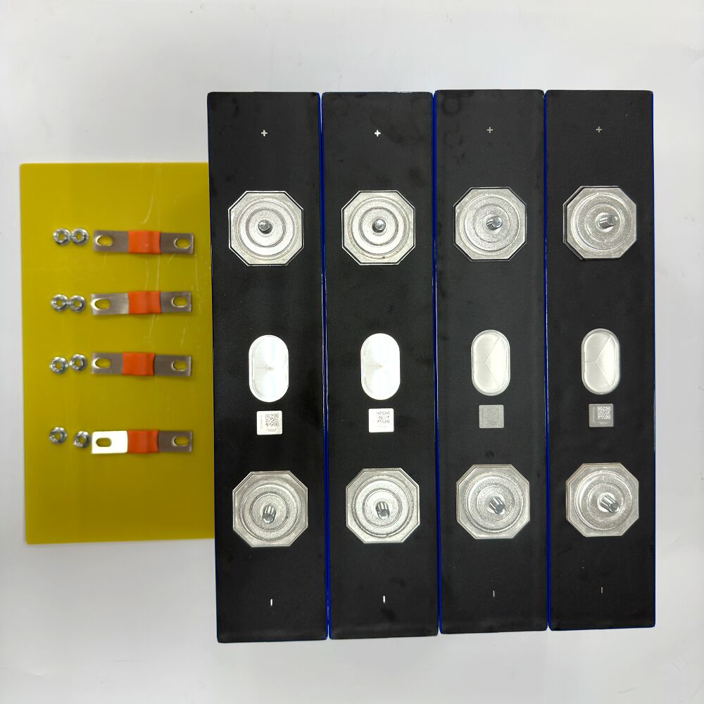 4pcs lf628k cells with yellow epoxy plate and burbars