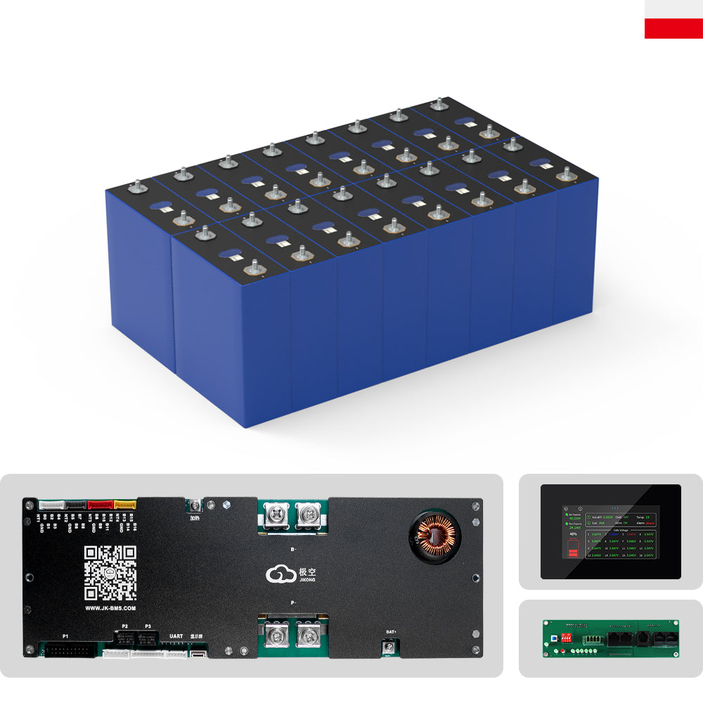EVE Lithium Battery 3.2V 314Ah MB31 LiFePO4 Cell with V19 JK PB2A16S20P|Wistek(Poland)