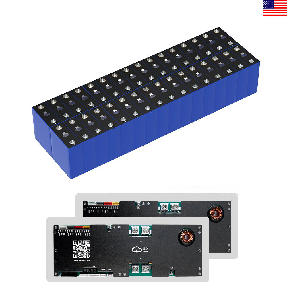 EVE Grade A 314Ah Zellen und JK PB2A16S20P BMS für DIY LiFePO4 Batterie|Wistek (USA)
